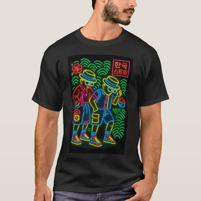 t-shirts masculins de corée (Devant)
