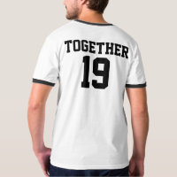 T-shirts mignon de couples ensemble depuis
