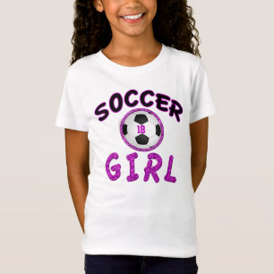 T-shirts mignons personnalisés du football pour
