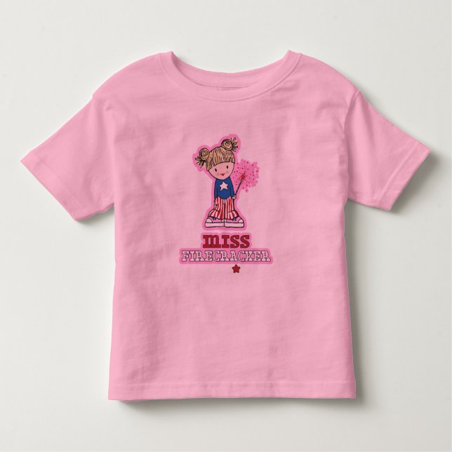 T-shirts Miss Firecracker Infants & Toddler (Devant)