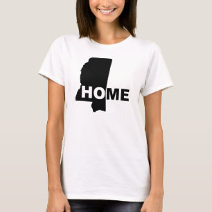 T-shirts Mississippi Maison Loin de l'État
