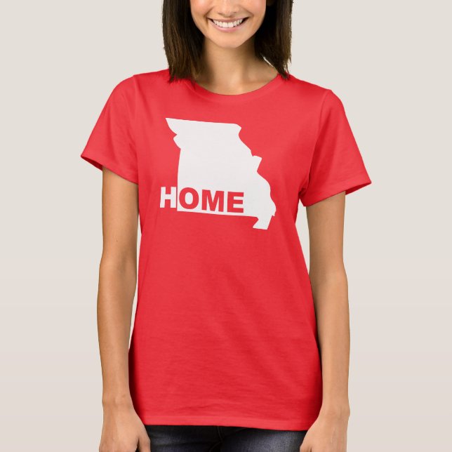 T-shirts Missouri Maison Loin de l'État (Devant)