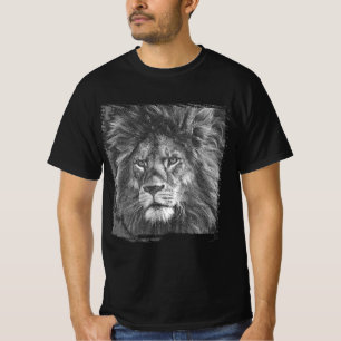 T-shirts Modèle Pop Art visage de Lion pour hommes