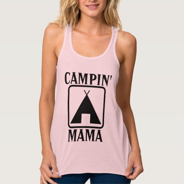 T-shirts MOM TENT CAMPING (Devant)