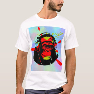 T-shirts Monkey Design - T-shirts Tri-Blend