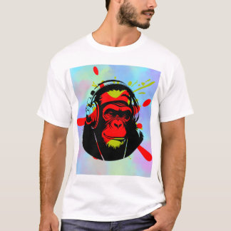 T-shirts Monkey Design - T-shirts Tri-Blend
