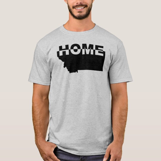 T-shirts Montana Maison Loin de l'État (Devant)