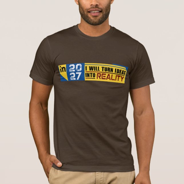 T-shirts motivationnels cette année ou l'année pro (Devant)
