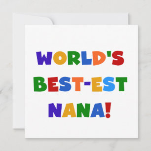 T-shirts Nana Bright Colors les plus beaux du mond