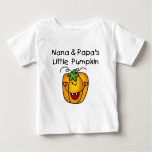 T-shirts Nana et Papa's Little Citrouille