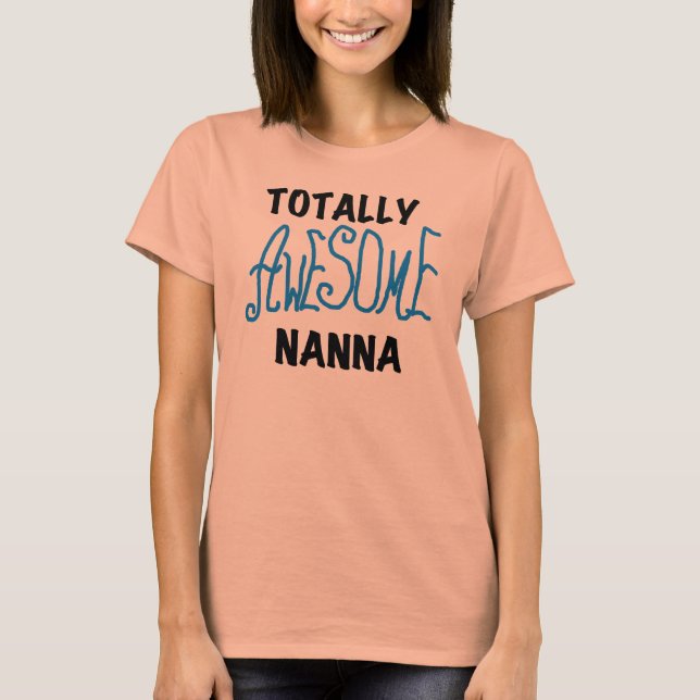 T-shirts Nanna Blue et GIfts absolument géniaux (Devant)