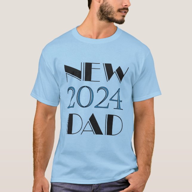 T-shirts New Dad 2024 (Devant)