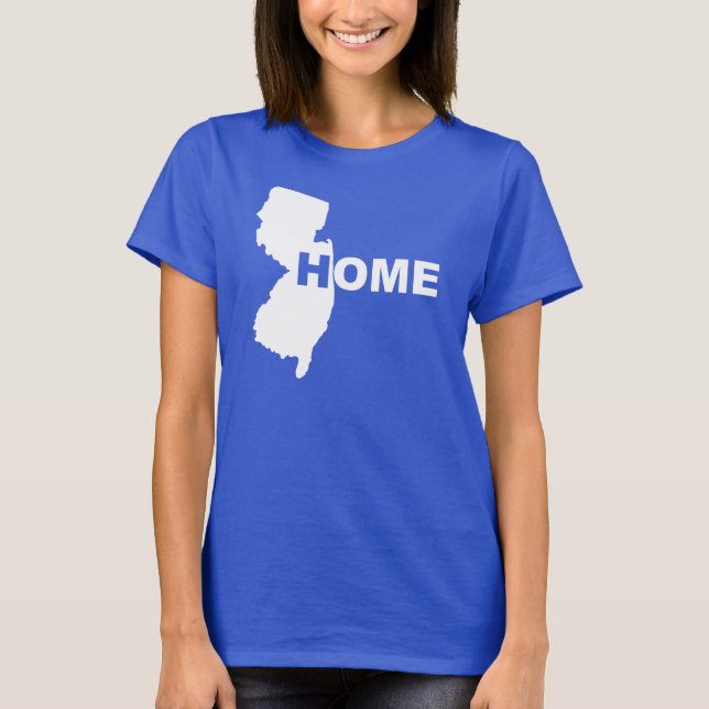 T-shirts New Jersey Maison Loin de l'État (Devant)