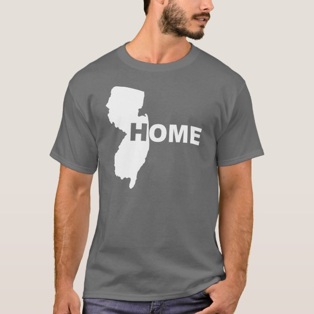 T-shirts New Jersey Maison Loin de l'État (Devant)