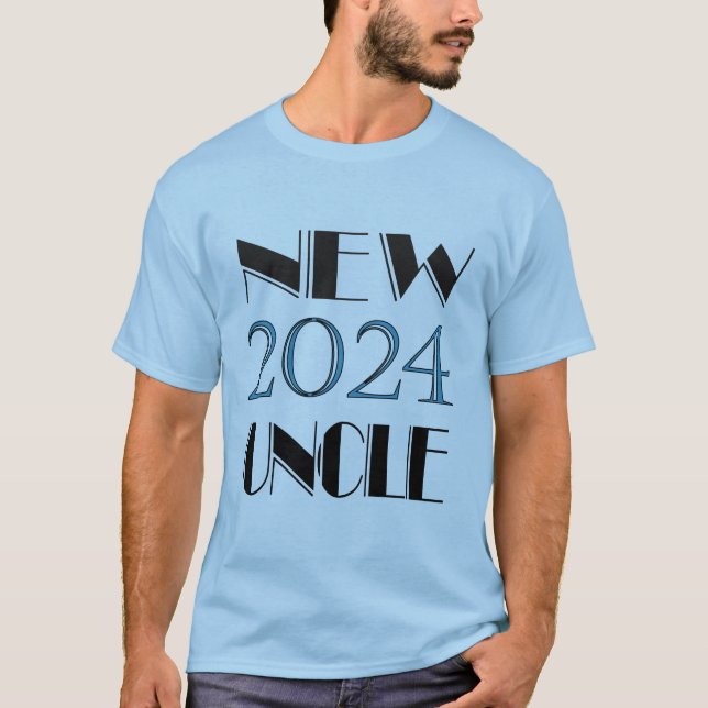 T-shirts New Uncle 2024 (Devant)