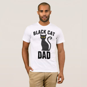 T-shirts NOIR CAT DAD