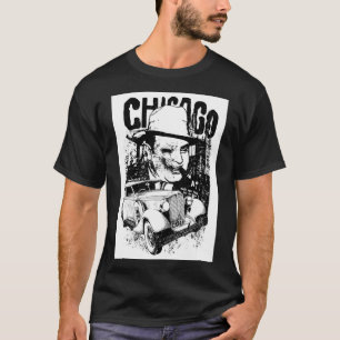 T-Shirts noirs Mens Chicago.