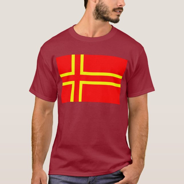 T-shirts normand de drapeau (Devant)