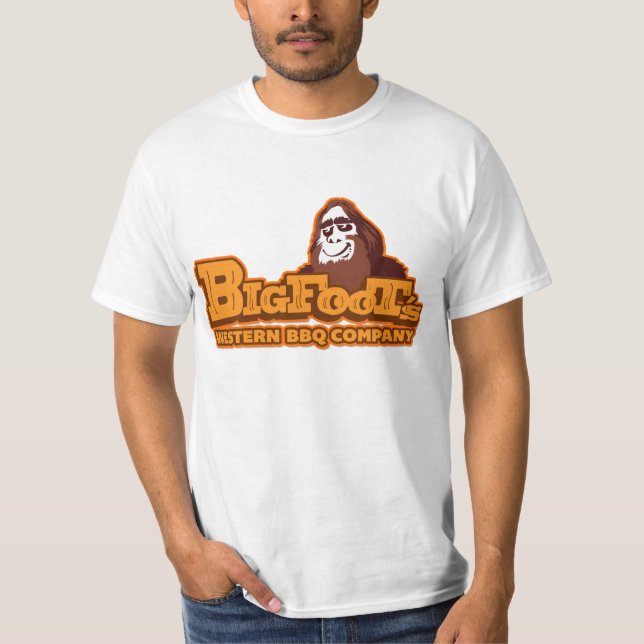 T-shirts occidental du BBQ Cie. de Bigfoot (Devant)