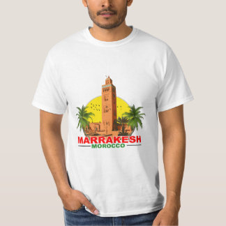 T-shirts of citys of morocco