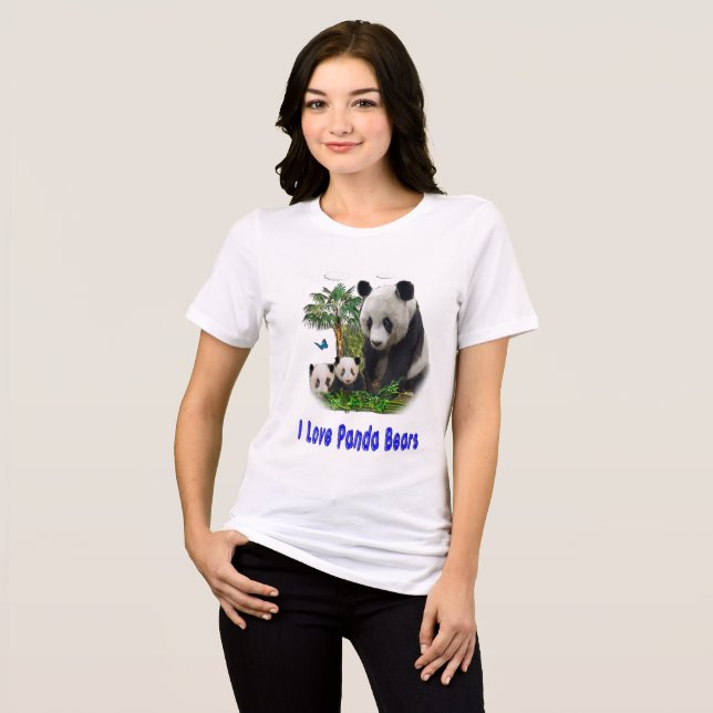 T-shirts ours panda (Recto plein)