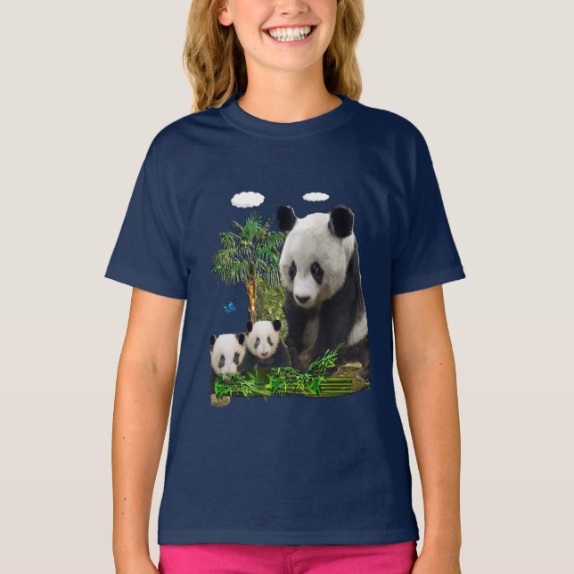 T-shirts ours panda (Devant)