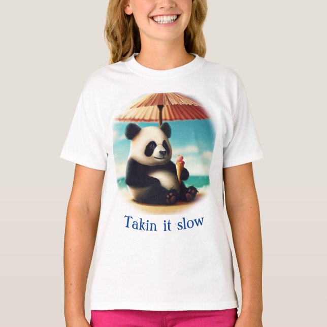 T-shirts ours panda (Devant)