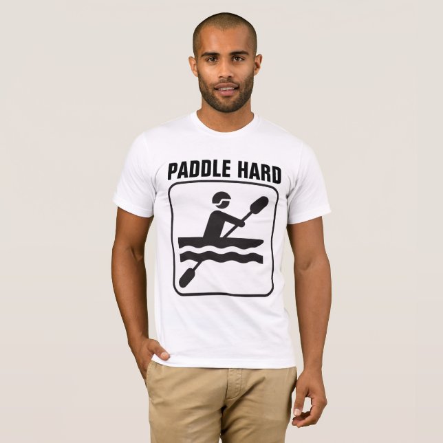 T-Shirts PAGAIE DUR CANOT CANOTAGE (Devant entier)