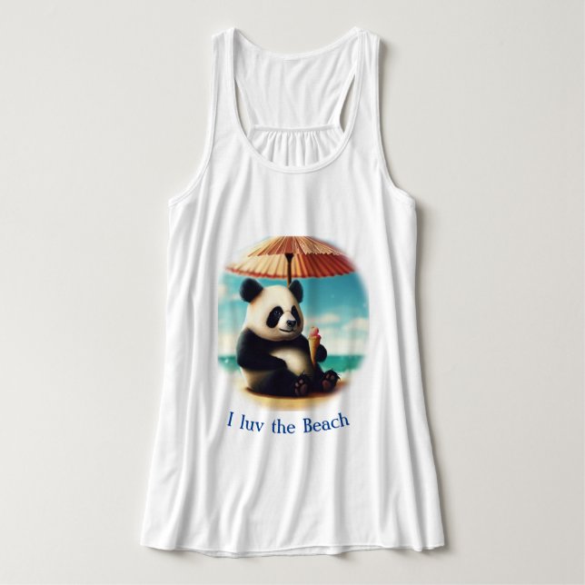 T-shirts Panda bear (Design devant)