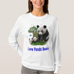T-shirts panda ours
