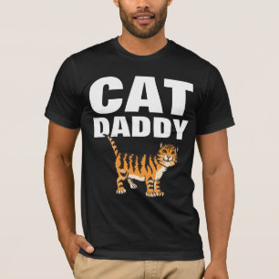 T-shirts papa DADDY CAT, T-shirt