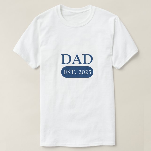 T-shirts papa | Modèle de l'année est (Design devant)