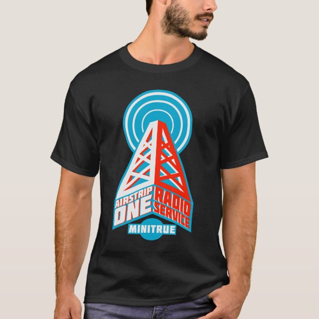 T-shirts par radio de service de la piste (Devant)