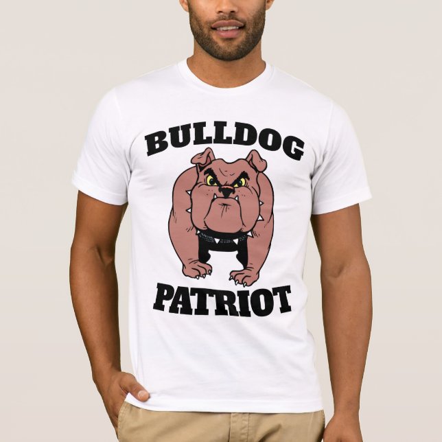 T-SHIRTS PATRIOT BULLDOG (Devant)