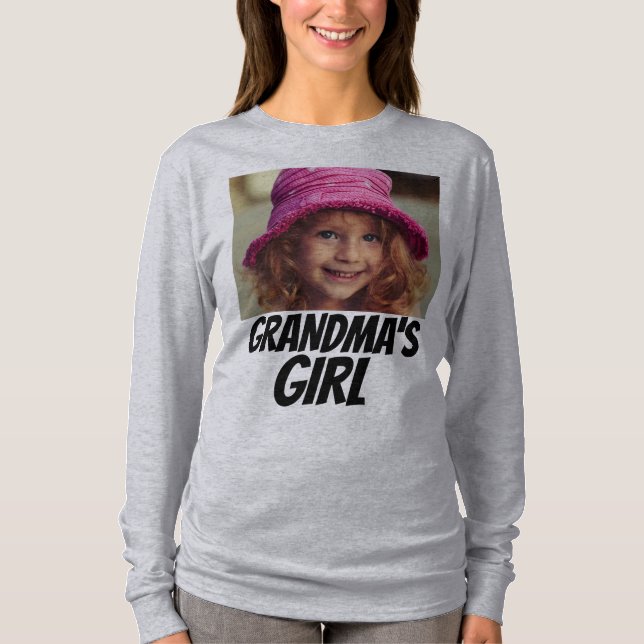 T-SHIRTS PERSONNALISÉS GRANDMA - AJOUTER LA PHOTO  (Devant)