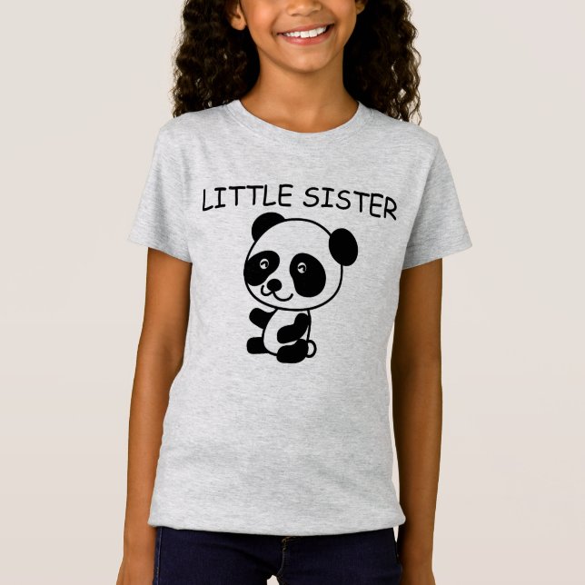 T-shirts PETITE SOEUR Panda Bear (Devant)