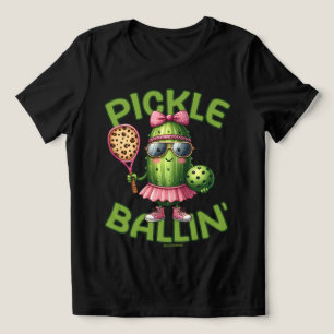 T-shirts Pickle Ballin pour femmes Équipe de pickl
