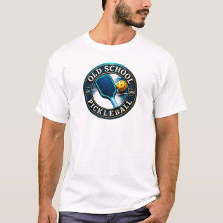 T-shirts Pickleball Old School marque Pickleball