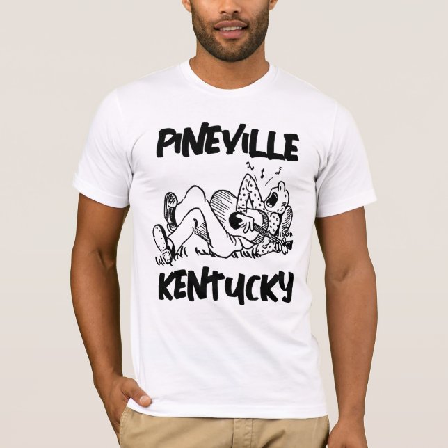 T-shirts PINEVILLE KENTUCKY FUNNY (Devant)
