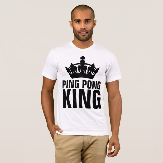 T-shirts PING PONG KING (Devant entier)