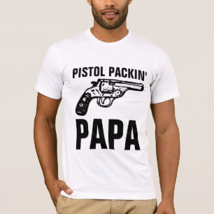 T-Shirts "PISTOL PACKIN" POUR HOMMES