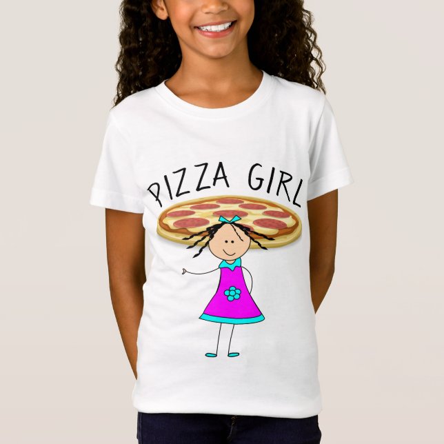 T-shirts PIZZA GIRL (Devant)