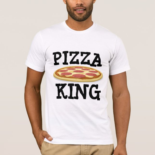 T-shirts PIZZA KING DAD (Devant)