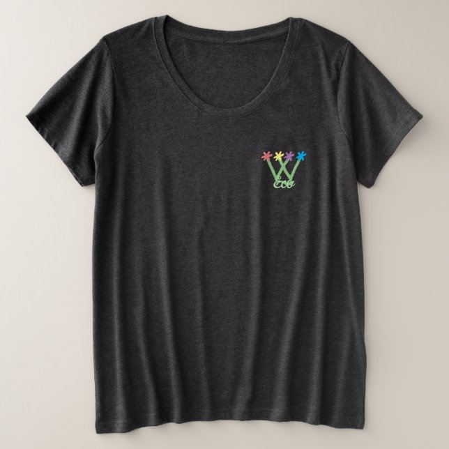 T-SHIRTS PLUS TAILLE DE FEMMES ART ET DESIGN (Design devant)