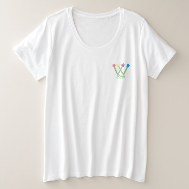 T-SHIRTS PLUS TAILLE DE FEMMES ART ET DESIGN (Design devant)