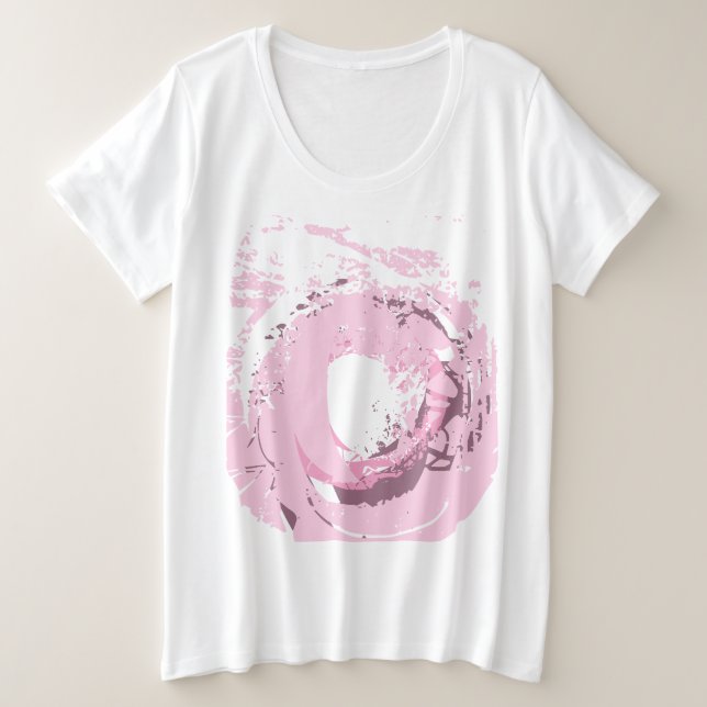 T-SHIRTS PLUS TAILLE DE FEMMES ART ET DESIGN (Design devant)