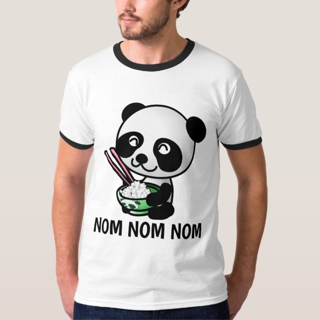 T-Shirts pour amateurs de nourriture chinoise NOM  (Devant)