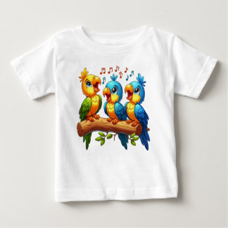T-shirts pour bébé avec une jolie illustration de 