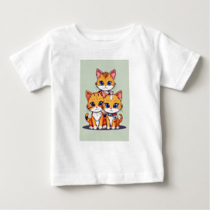 T-shirts pour bébé chat Digen