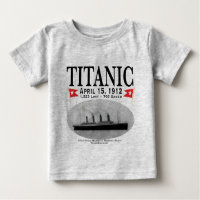 T-shirts pour bébé de Titanic Ghost Ship